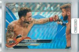 2018 Topps Chrome UFC Frankie Edgar #70 Base Blue Wave Refractor Parallel【67/75】