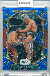 2021 Panini Select UFC Ciryl Gane #98 Base Blue Disco Prizm Parallel【37/99】