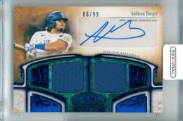 2026 Topps Tier One Addison Barger #AT1R-AB Autographed Tier One Dual Relic【06/99】 Blue Jays