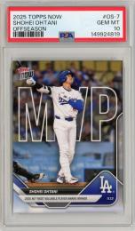 2025 TOPPS NOW Shohei Ohtani Off Season #OS-7【PSA10】《Gem-MINT》Los Angeles Dodgers