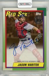 2025 Topps Series 1 Jason Varitek '90 Topps Autographs Gold #90AUJV【25/50】