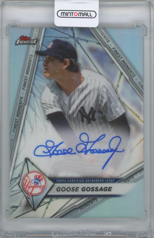 ミントモール / MINT 横浜店 / 2022 TOPPS Finest Moments Autographs Refractors / GOOSE  GOSSAGE(New York Yankees)