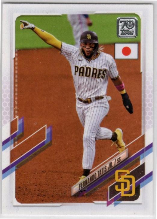 2021topps フェルナンドタティスJr.選手ジャージーカード36枚限定 2021topps フェルナンドタティスJr.選手ジャージーカード36枚