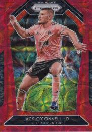 2020-21 Panini Prizm Premier League Choice Sheffield United Jack O'Connell Base Red(パラレル版) 08/29