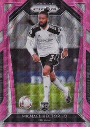 2020-21 Panini Prizm Premier League Fulham Michael Hector Base Pink Wave(パラレル版)
