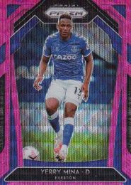 2020-21 Panini Prizm Premier League Everton Yerry Mina Base Pink Wave(パラレル版)