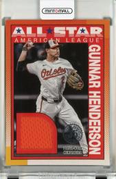 2025 Topps Series 1 Gunnar Henderson '90 Topps All Star Relics #90ASRGH