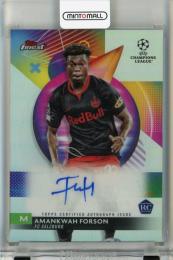 2023-24 Topps Finest UEFA Club Competitions Amankwah Forson Autographs RC #AAW《傷あり》