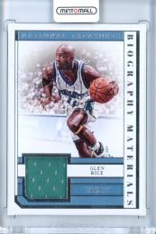 2018-19 PANINI NATIONAL TREASURES  Glen Rice Biography Materials Jersey Card 【27/99】