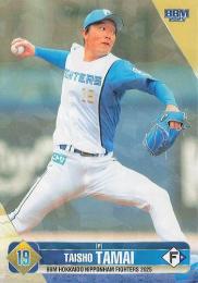 2025 BBM 北海道日本ハムファイターズ #F08 玉井大翔【キラカード版】レギュラーカード