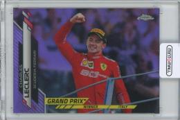 2020 Topps Chrome Formula 1 Purple Refractors #146 Charles Leclerc/Grand Prix Winners 019/399