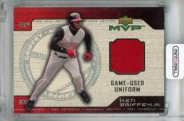 2001 Upper Deck MVP Ken Griffey Jr. Authentic Griffey #U ※白かけあり Cincinnati Reds
