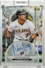 2024 Topps Tribute Nick Gonzales LIA-SOD RC League Inauguration Autograph【91/99】