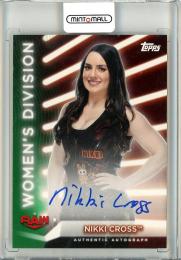 2021 Topps WWE Women's Division  Nikki Cross Roster Autograph Green 15/50