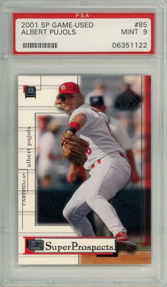 ミントモール / MINT 千葉店 / 2001 Upper Deck SP Game Used Edition Albert Pujols Base  RC #85【PSA 9 MINT】