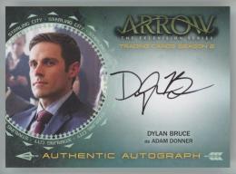 2015 Cryptozoic Arrow Season 2  Dylan Bruce as Adam Donner Autograph