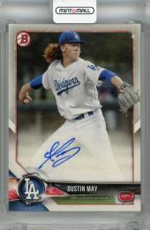 2018 Topps Bowman Dustin May Bowman Prospect Autographs #PA-DM Los Angeles Dodgers