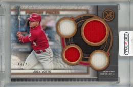 2023 Topps Museum Collection Joey Votto Single-Player Primary Pieces Quad Relics Copper #SPPPQR-JV【44/75】 Cincinnati Reds