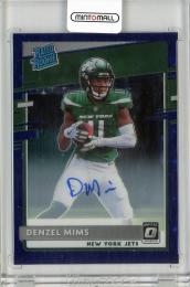 2020 PANINI Donruss Optic Rated Rookies Autographs Purple Stars #173 Denzel Mims New York Jets 【29/50】