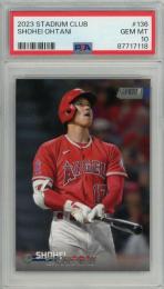 2023 Topps Stadium Club Shohei Ohtani Base #136【PSA 10 GEM MT】