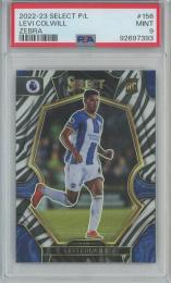 2022-23 Panini Select Premier League Soccer Levi Colwill Base Mezzanine/Zebra/#156【9/25】【PSA9】 Brighton & Hove Albion