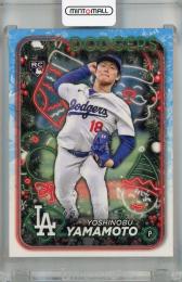 2024 Topps Holiday Yoshinobu Yamamoto Base #H88 RC Los Angeles Dodgers