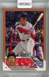 2023 Topps Update Series Masataka Yoshida Gold #US5 RC【1756/2023】 Boston Red Sox