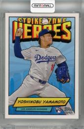 2024 Topps Japan Edition Yoshinobu Yamamoto Strike Zone Heroes #SZH-6 RC Los Angeles Dodgers