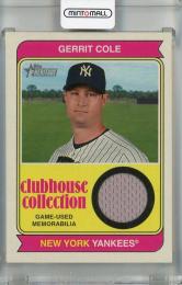 2023 Topps Heritage Gerrit Cole Clubhouse Collection Relics #CCR-GC New York Yankees