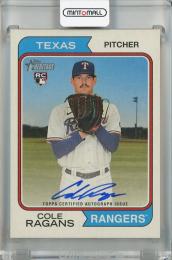 2023 Topps Heritage High Number Cole Ragans Real One Autographs #ROA-CR RC Texas Rangers