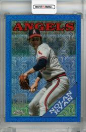 2023 Topps Update Series Nolan Ryan 1988 Topps Chrome Silver Pack Mojo Blue Refractor #T88CU-97【079/150】 Los Angeles Angels