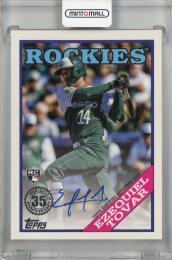 2023 Topps Update Series Ezequiel Tovar 1988 Topps Baseball Autographs #88BAU-ET RC Colorado Rockies