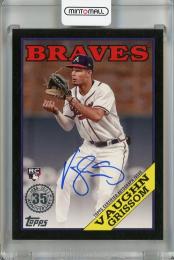 2023 Topps Update Series Vaughn Grissom 1988 Topps Baseball Autographs Black #88BA-VG RC【131/199】 Atlanta Braves