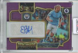 2022-23 Panini Select Premier League Soccer Erling Haaland Pitchside Signatures/Purple/#PS-EH【19/20】 Manchester City