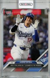 2024 Topps Now  Shohei Ohtani Most Total Bases in 1st 36 Games w/ the Dodgers #164 Los Angeles Dodgers