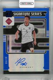 2021-22 Panini Donruss Soccer Road to Qatar Mats Hummels Signature Series Blue #33【37/99】 Germany