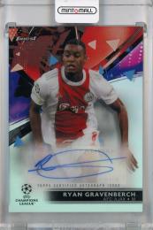 2021-22 Topps Finest UEFA Champions League Ryan Gravenberch Base Autographs #BA-RG AFC Ajax