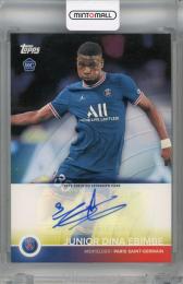 2021-22 Topps Paris Saint-Germain Team Set Junior Dina Ebimbe Autographs #A-JDE RC