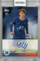 2021-22 Topps Paris Saint-Germain Team Set Edouard Michut Autographs #A-EM RC