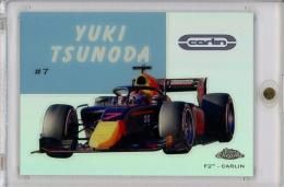 2020 Topps Chrome Formula 1  Yuki Tsunoda 54 Topps World on Wheels #54W28