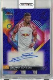 2023-24 Topps Finest UEFA Club Competitions Benjamin Henrichs Purple Shimmer Autographs #ABH【063/199】