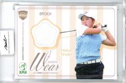 2025 EPOCH JLPGA ROOKIEZ&WINNERS	荒木優奈	ジャージカード	69/99