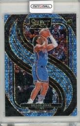 2025 PANINI SELECT Dillon Jones RC Blue Prizms #200【98/99】 Oklahoma City Thunder