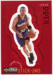 1997-98 Collector's Choice Stick Ums #S21 Jason Kidd