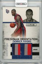 2010-11 PANINI Rookies & Stars Derrick Favors Swatches (Prime)【33/49】
