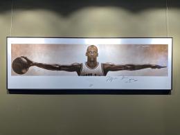 Michael Jordan Autographed Photo “WINGS　マイケル・ジョーダン※Upper Deck認定コード付き