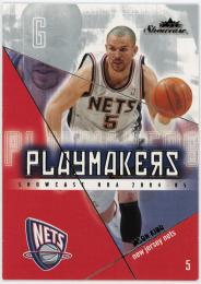 2004-05 Fleer Showcase Playmakers #8 Jason Kidd