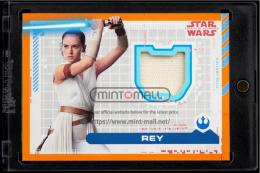 2019 Topps Sar Wars The Rise of Skywalker CR-R Rey Costume Relic Orange【02/50】 (MSV#2340)