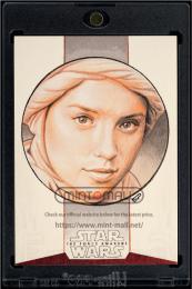2015 Topps Star Wars The Force Awakens Rey Sketch Card by Sean Pence (MSV#2338)
