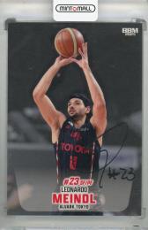 2025 BBM × B.LEAGUE 2024-25 SEASON FAST BREAK 2nd Half レオナルド・メインデル 銀箔サイン版【046/100】 アルバルク東京